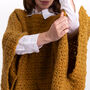 Beginners Poncho Crochet Kit, thumbnail 4 of 12