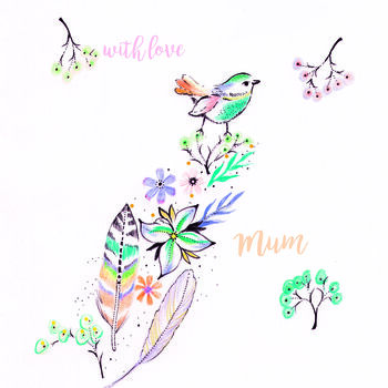 'With Love, Mum' Card, 4 of 4