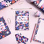 Flowers Dark Luxury Pattern Wrapping Paper, thumbnail 4 of 4