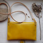 Statement Leather Tassel Cross Body Bag, thumbnail 10 of 12