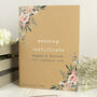 Personalised Wedding Certificate Display Book, thumbnail 1 of 7