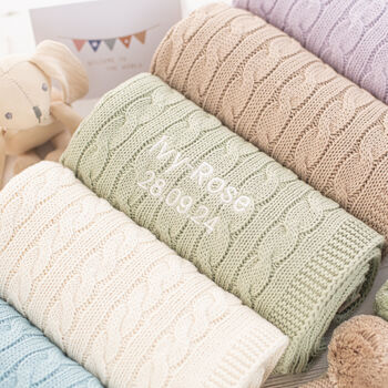 Personalised Luxury Baby Blanket – From Baby With Love, 4 of 12