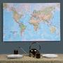 World Environmental Canvas Map Print, thumbnail 1 of 8