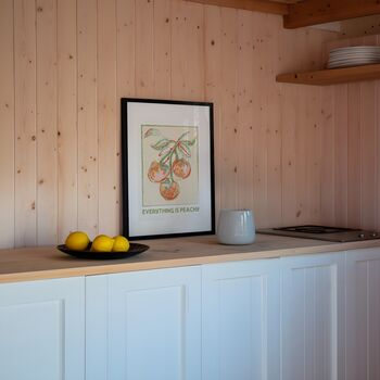 Personalised 'Everything Is Peachy' Watercolour Wall Art Print, 8 of 8