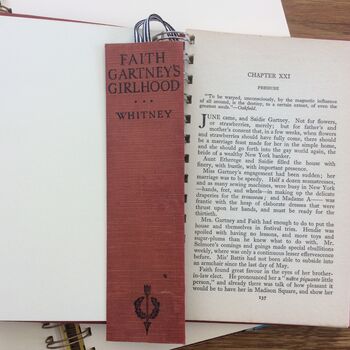 'Faith Garney's Girlhood' Upcycled Notebook, 3 of 5