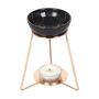 Purple Star Sign Oil Burner On Metal Base, thumbnail 3 of 3