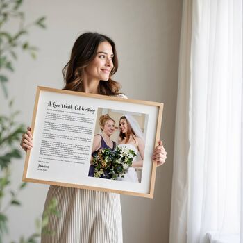 Personalised Maid Of Honour Speech Print, 6 of 6