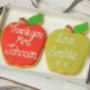 Personalised Hand Iced Apples Teacher Letterbox Gift, thumbnail 1 of 4