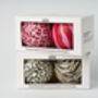 Duo Of Baubles In Swedish Design Filled With Swedish Candy, thumbnail 2 of 12