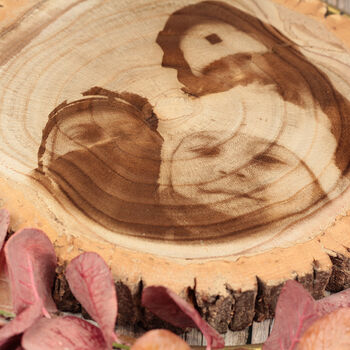 Personalised Engraved Photo Wood Slice, 3 of 5