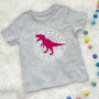 Personalised Dinosaur Kids T Shirt, thumbnail 6 of 6