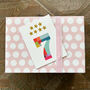 Mini Gold Star Number Seven Card, thumbnail 4 of 5
