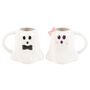 Mr And Mrs Boo Ghost Shaped Mug Set, thumbnail 2 of 4