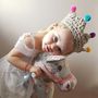 Childs Personalised Pom Pom Crown, thumbnail 1 of 11