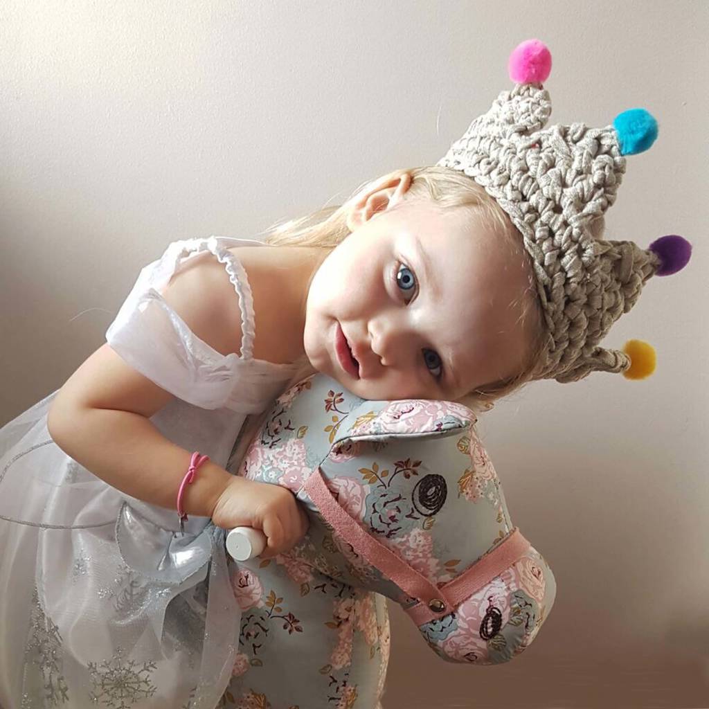 Childs Personalised Pom Pom Crown, 1 of 11