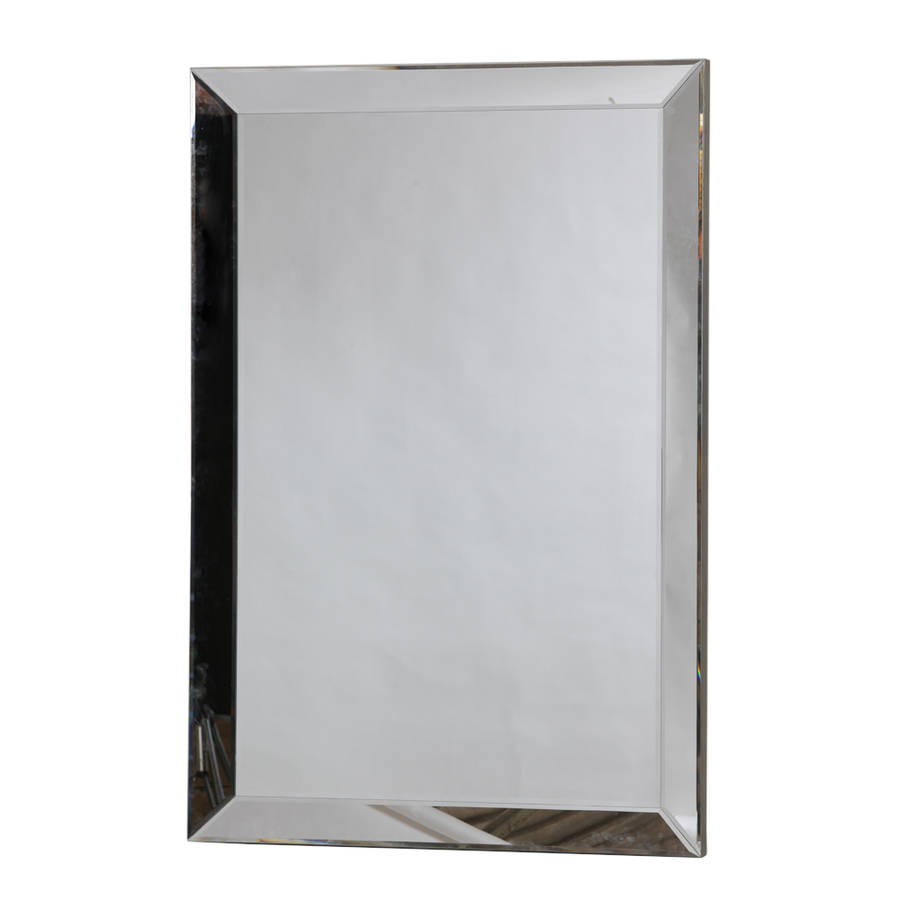 Large Plain Venetian Mitred Mirror