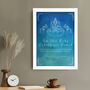 Personalised Diwali Lakshmi Framed Print, thumbnail 6 of 6