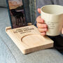 Personalised Sofa Coaster Phone Stand Do Not Disturb, thumbnail 3 of 5