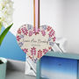 New Baby Wooden Heart Decoration Letterbox Gift, thumbnail 1 of 8