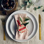 Personalised Nordic Christmas Place Setting, thumbnail 1 of 4