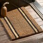 Antique Brown Stripe Doormat, thumbnail 1 of 3