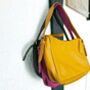 Bright Yellow Or Pink Leather Handbag, thumbnail 3 of 9