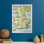 Personalised Scratch Off UK 92 Football Grounds Print, thumbnail 11 of 12