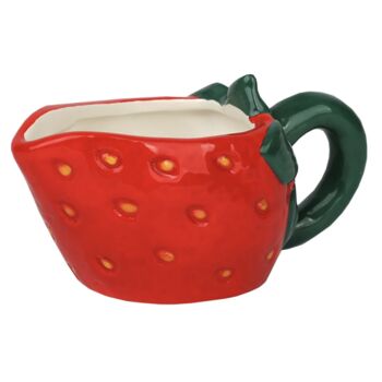 Strawberry Ceramic Small Milk Jug, 5 of 5