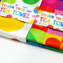 Rainbow Stripe Tea Towel, thumbnail 7 of 7