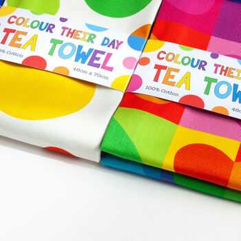 Rainbow Stripe Tea Towel, 7 of 7