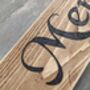 Hand Engraved Personalised Vintage Wood Signs, thumbnail 6 of 12