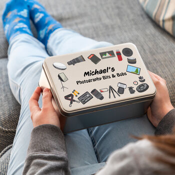 Personalised Photography Tin Gift, 2 of 5