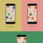 Digital Download Birthday Party Invite With Happy Faces, thumbnail 4 of 4
