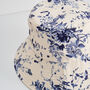 Beth Bucket Hat Blooming Toile Blue, thumbnail 4 of 4