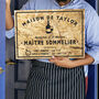 Personalised French Kitchen Sign, thumbnail 1 of 6