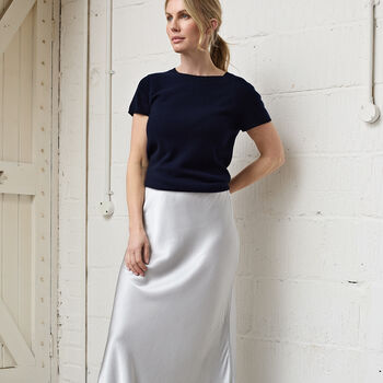Satin Bias Cut Skirt, 9 of 11