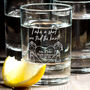 Pair Of Wedding Caricature Keepsake Shot Glasses, thumbnail 5 of 6