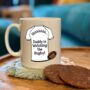 Personalised Shh Watching Rugby Team Shirt Mug, thumbnail 4 of 6