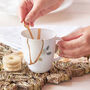 Hand Painted Real Gold Porcelain Mug, thumbnail 1 of 6