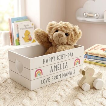 Personalised 'World's Best' Teacher Wooden Crate, 3 of 9