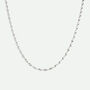 Sterling Silver Singapore Chain Necklace 18 Inch, thumbnail 2 of 4