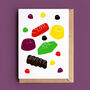 'You Are Sweet' Wine Gums Valentine Card, thumbnail 2 of 3