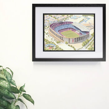 Barcelona Nou Camp Stadium Fine Art Print, 2 of 3