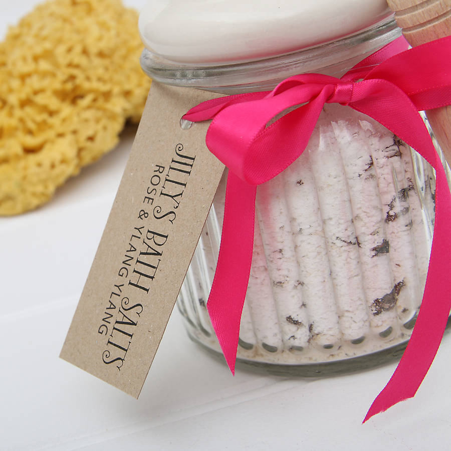 Bath Salts In Glass Jar By Milly Bee