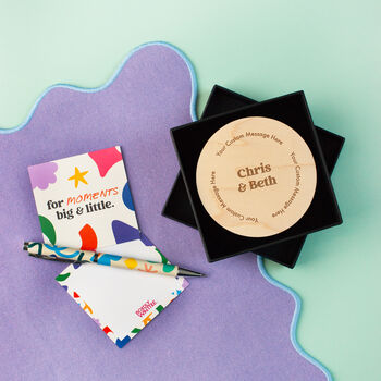 Personalised Custom Message Round Coaster, 3 of 3