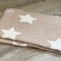 Organic Reversible Baby Star Blanket, thumbnail 3 of 3