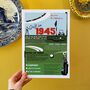 Birthday Gift Print For Golfer Personalised For Birth Year, thumbnail 5 of 10