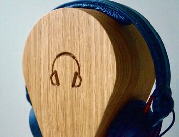 Personalised Wooden Headphone Stands, 3 of 6