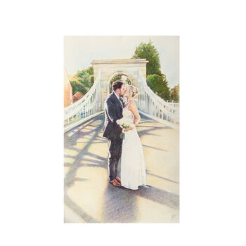 Custom Wedding Portrait Pencil Drawing Or Gift Voucher, 2 of 10