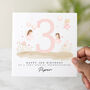 Personalised Granddaughter 3rd Birthday Card, thumbnail 1 of 3